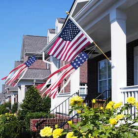 SOTOPOO 40 inch windsock creates a bold focal point in outdoor spaces