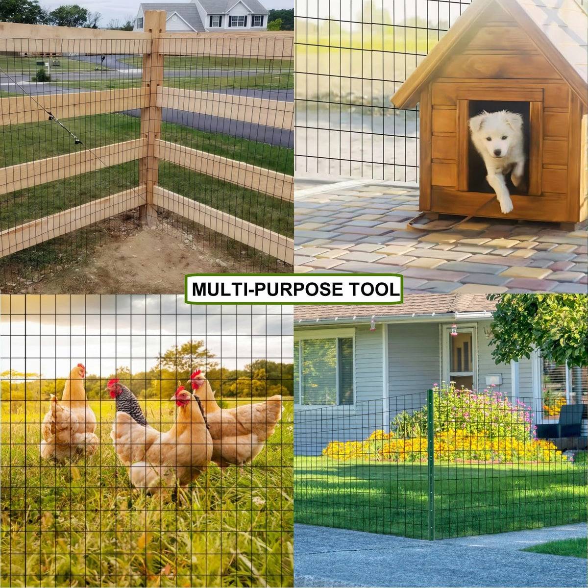 SOTTORICH fence with 2x3 openings suits garden and yard needs.