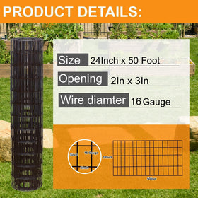 SOTTORICH welded wire fence panel-assembly enables quick, tool-free installation.