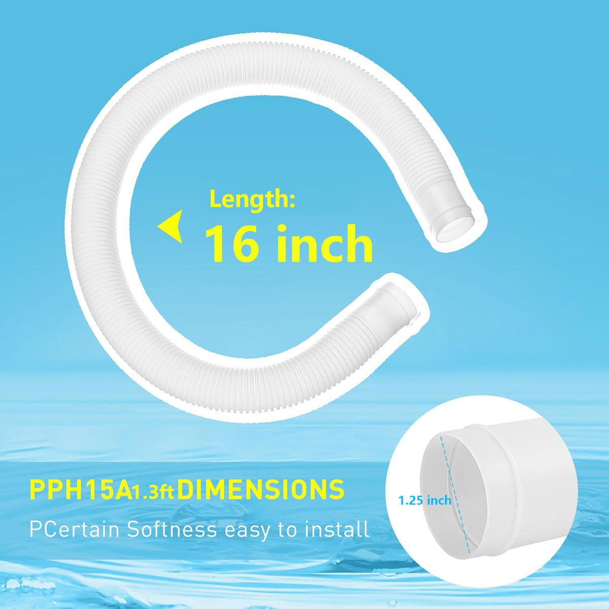 Sougrifow pool-hose-flexible-leakproof design ensures reliable filtration.