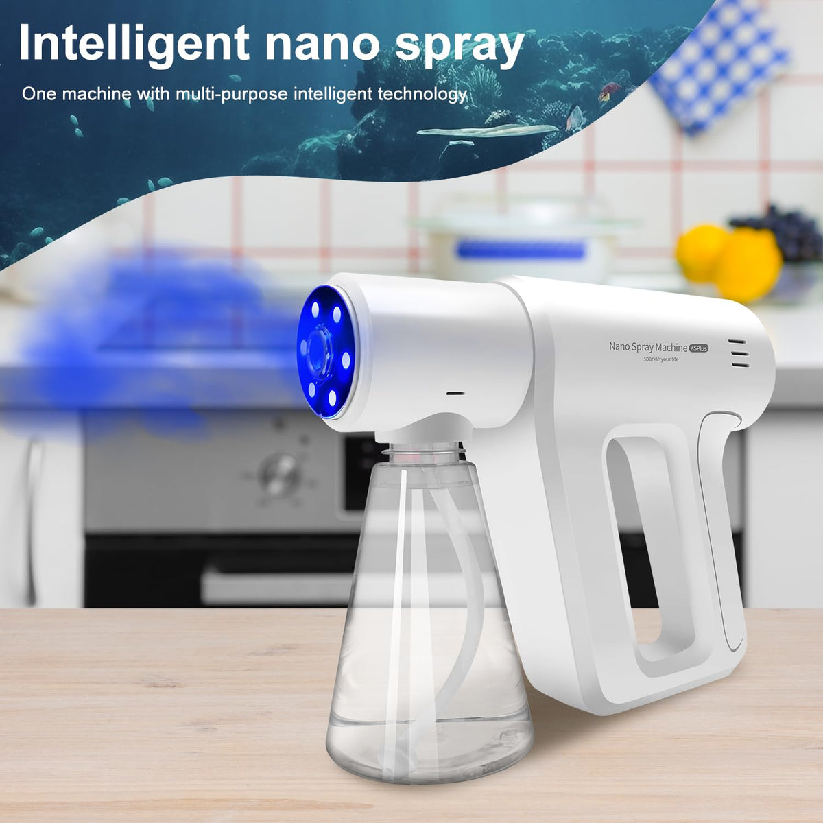 Soujcen atomizer close-up nano nozzle for ultra-fine mist