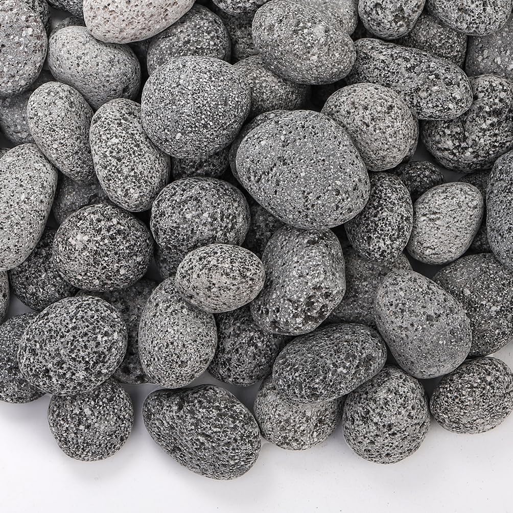 SOUJOY lava rocks pack 10lbs for fire pits and decorative setups.