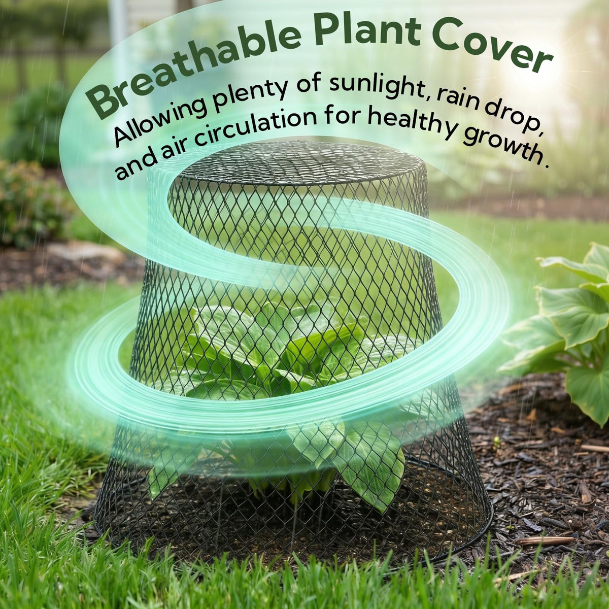 SOUJOY indoor-outdoor plant protector suits pots and baskets.