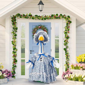 Soulchen goose wide hat adds charming detail for 23 inch statue display