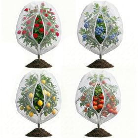 SoundValue bird netting with dual zipper for quick fruit inspection.