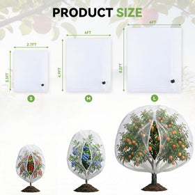 SoundValue HDPE mesh shield protects tomatoes and berries from birds and pests.