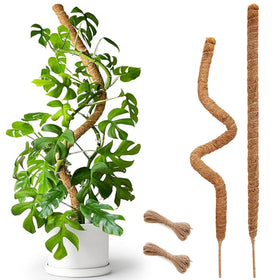 Soupiar 25 inch moss pole arch bendable for flexible climbing plant support