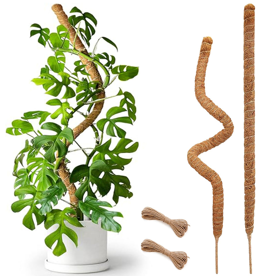 Soupiar 25 inch moss pole arch bendable for flexible climbing plant support