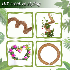 Soupiar coconut fiber moss pole core provides natural moisture retention for healthy growth