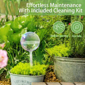 SOURACE built-in automatic watering system with glass bulbs controls drip rate.