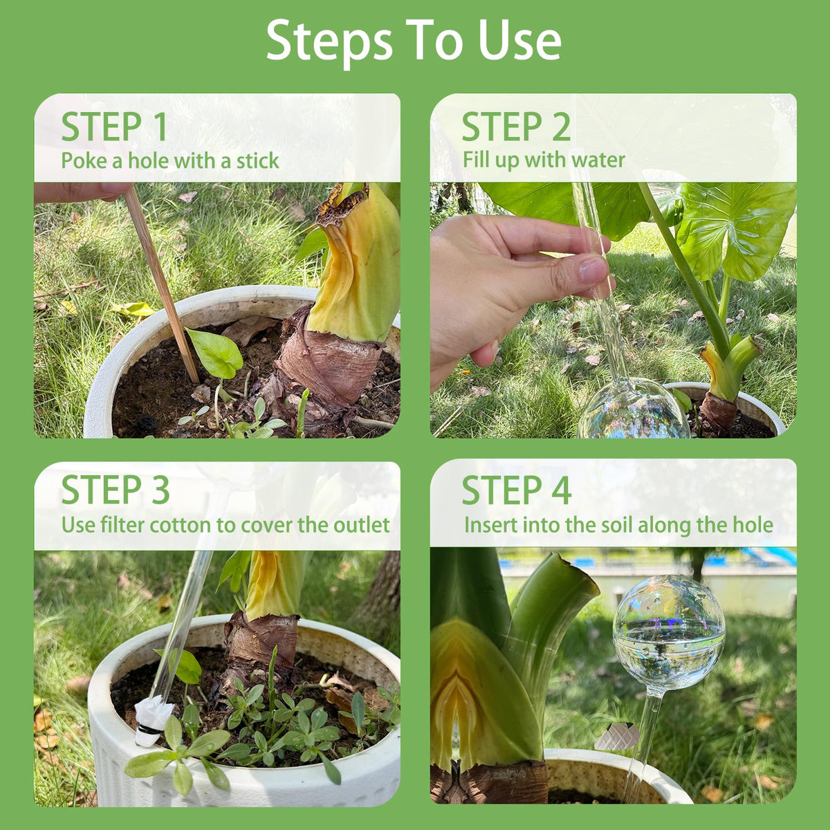 SOURACE versatile plant waterers brighten spaces while saving time on plant care.