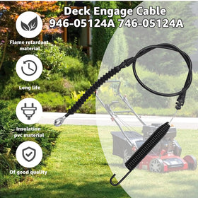 Sousery easy-installation deck cable ready for quick mower upgrades.