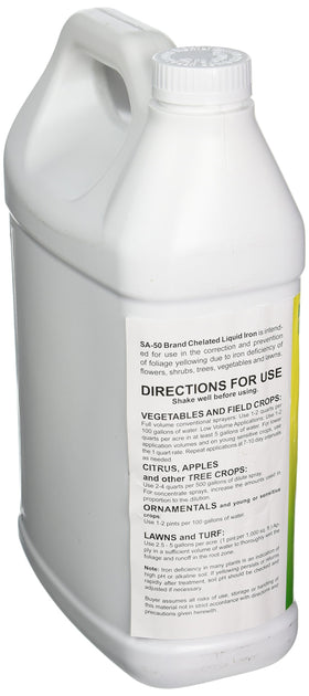 Southern Ag Chelated Liquid Iron on lawn promotes deeper green color and healthier turf.