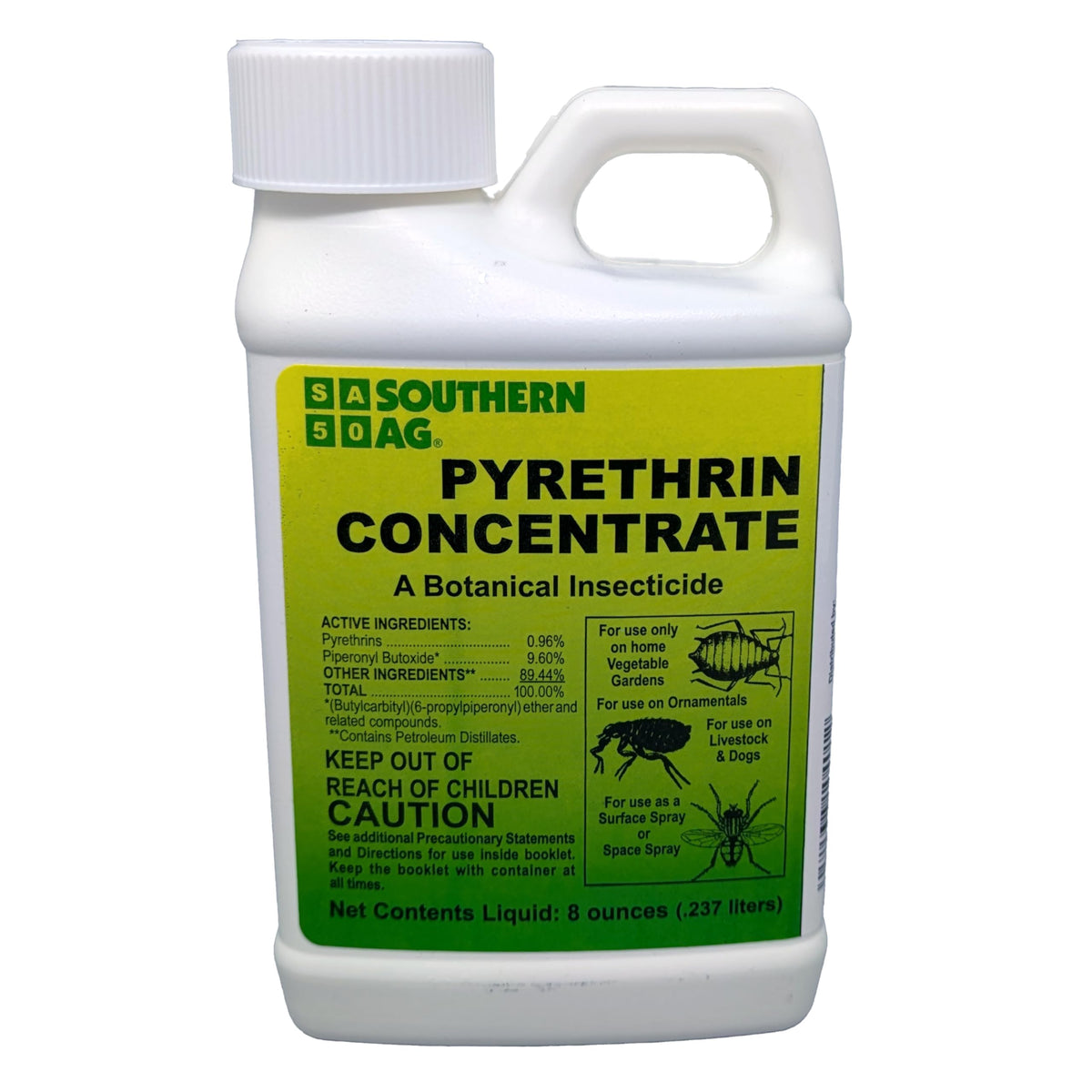 Southern Ag Natural Pyrethrin Concentrate bottle for garden pest control