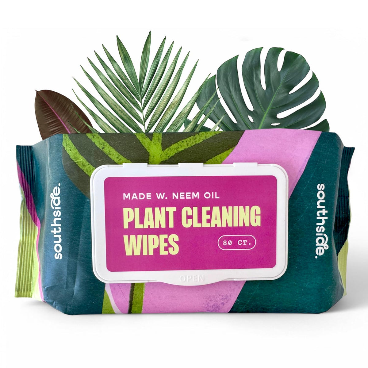 Southside Plants Plant Cleaning Wipes leaf shine enhances leaf vibrancy for photographs