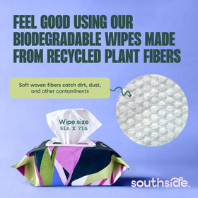 Southside Plants Plant Cleaning Wipes outdoor plants cleaned leaves from grime