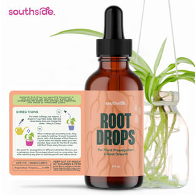 Southside Plants Root Drops substrates like leca, moss, and soil support resilient transplanting.