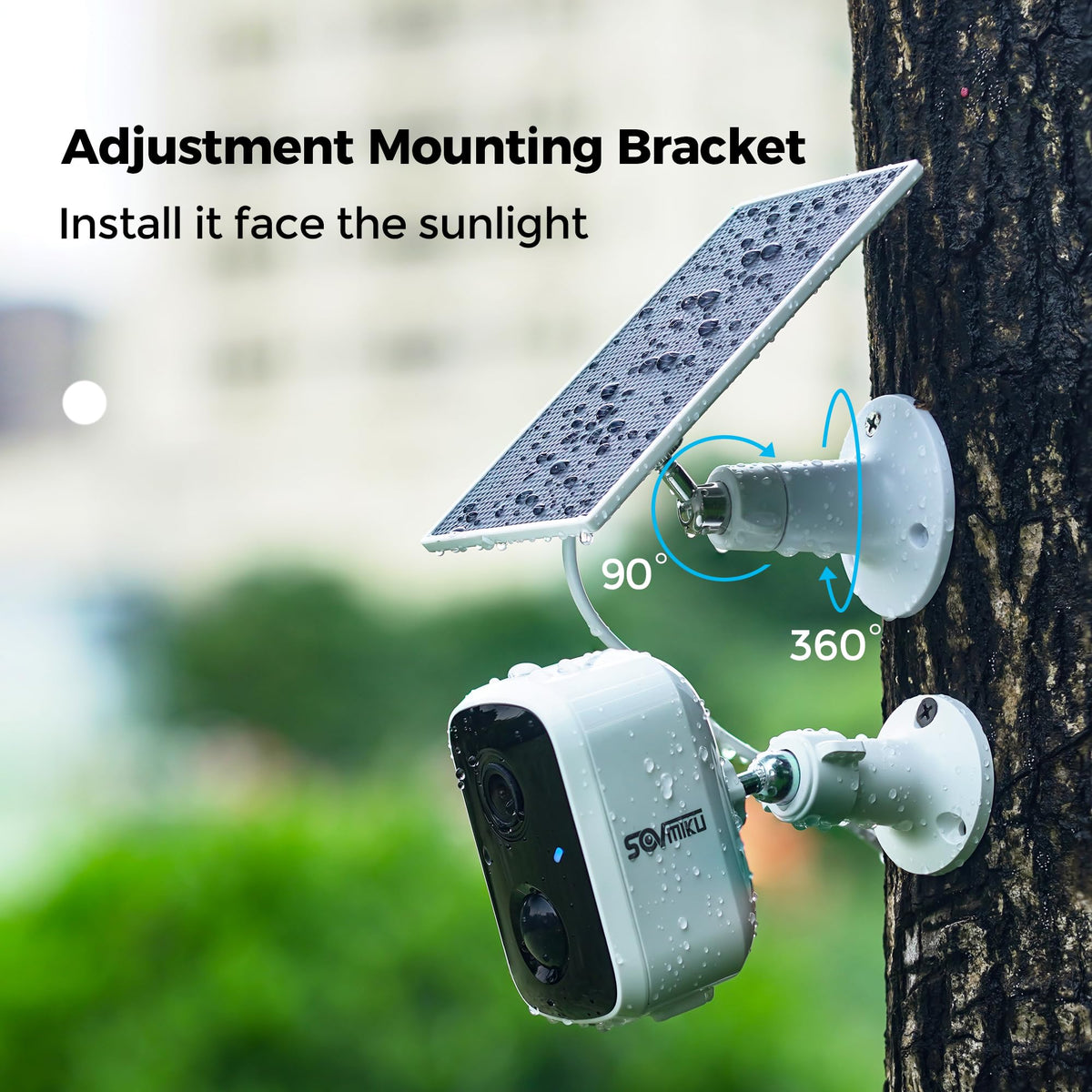 SOVMIKU Vicohome IP65 weatherproof shell withstands rain and heat