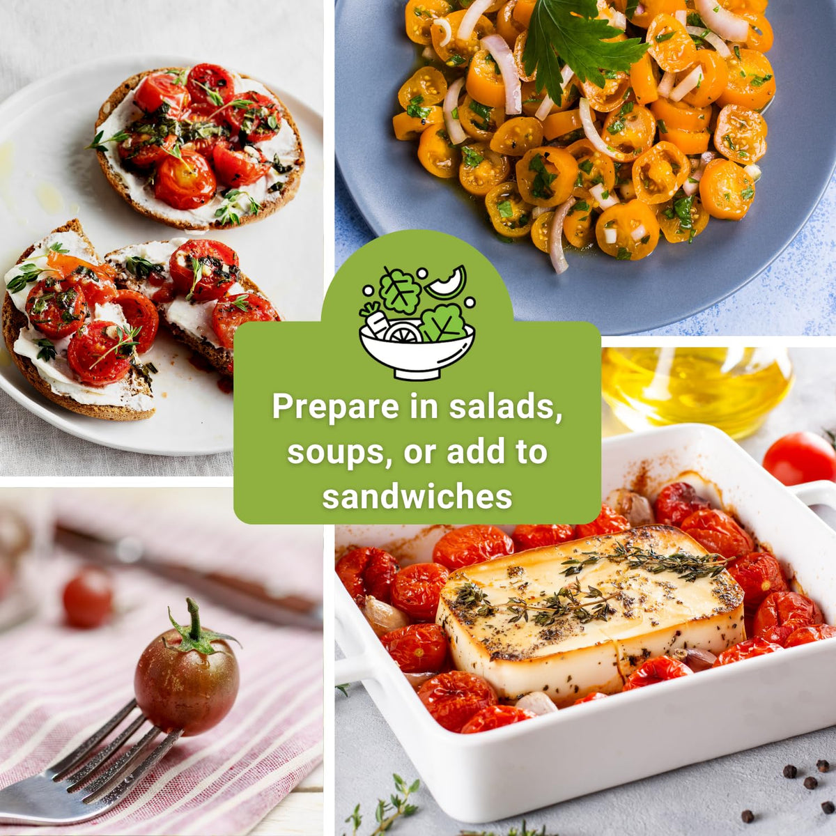 Sow Right Seeds Orange Cherry tomato seeds in a seed packet for bright color