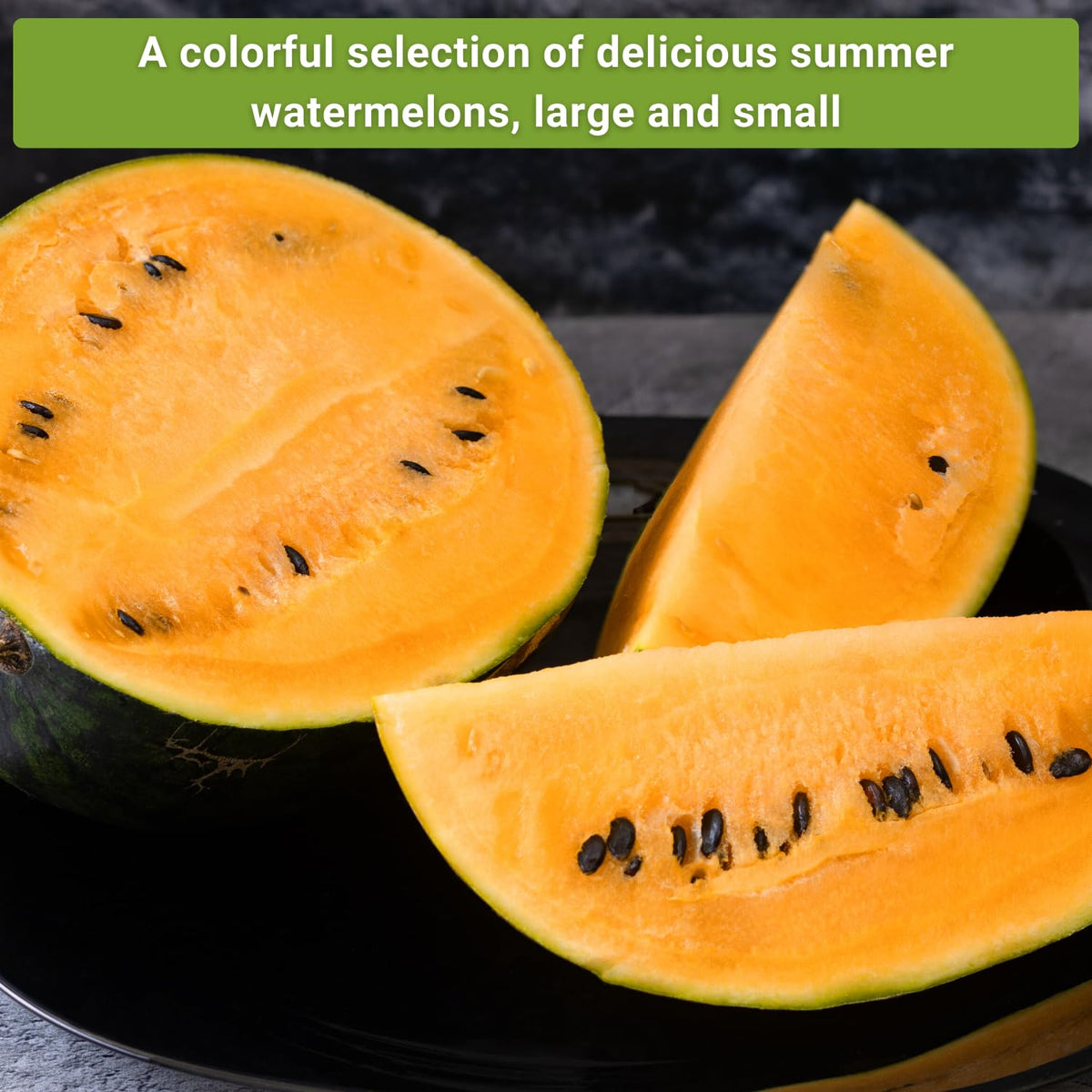 Sow Right Seeds Tendersweet watermelon packet with sweet flesh for picnics.