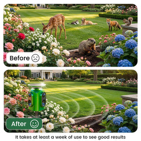 Soxayu 360° deer deterrent suitable for farms and orchards