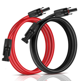SOYAN 20ft solar extension cable with connectors for plug-and-play setup