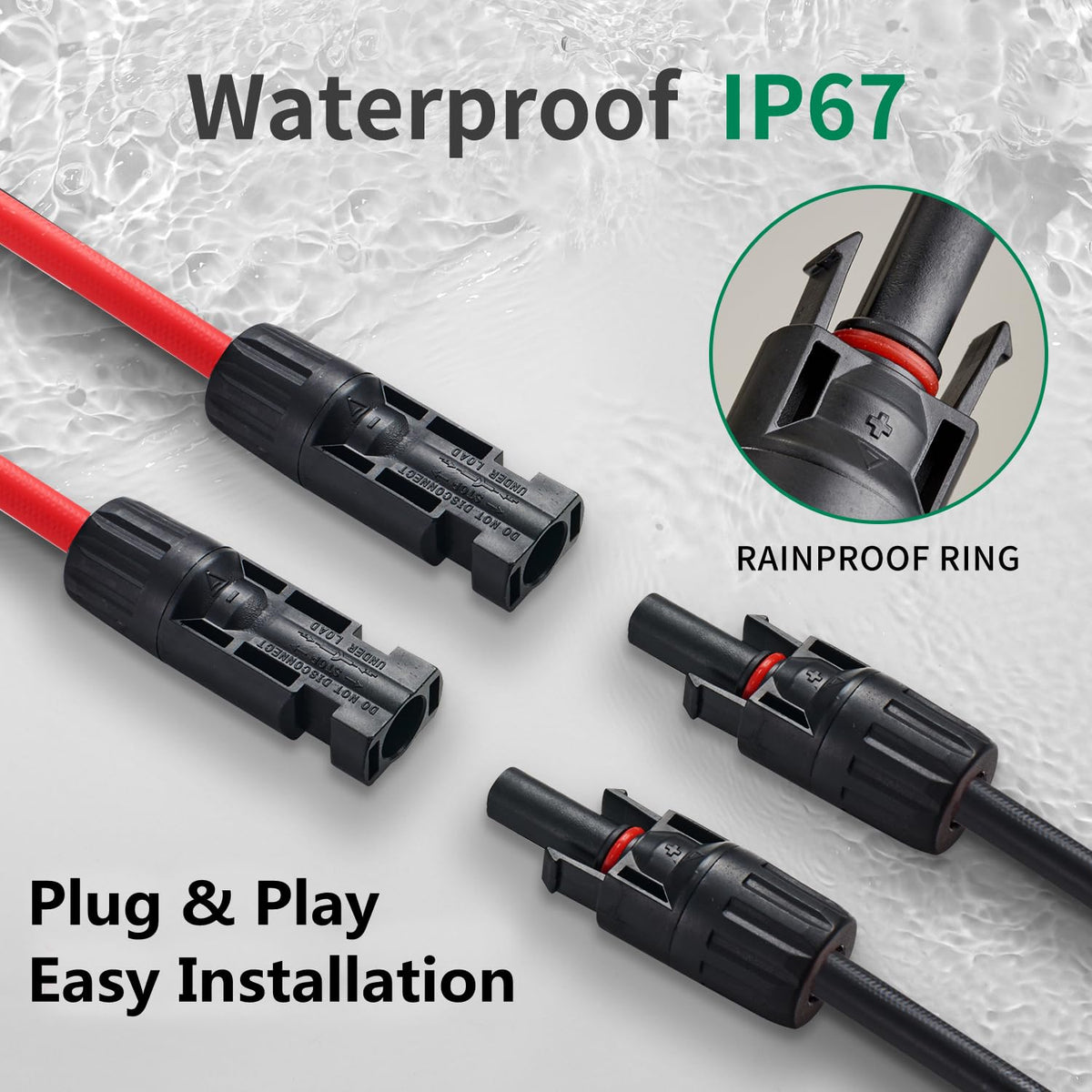 SOYAN red and black polarity identifiers for quick installation