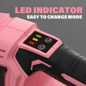 SOYUS Leaf Blower battery charger kit image demonstrates ready-to-use bundle and fast charging.