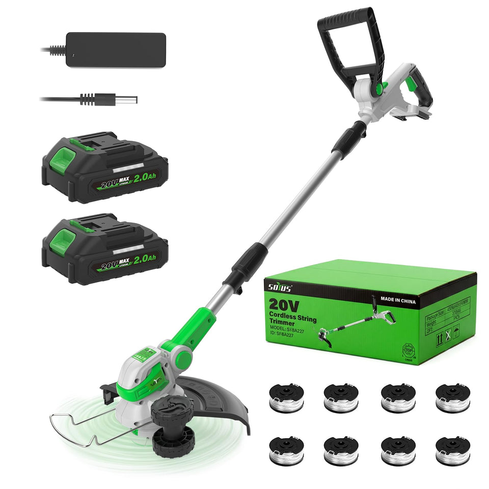 SOYUS 12-inch electric weed wacker delivers consistent trimming power