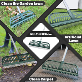 SOYUS rake non-slip-grip provides comfort during extended cleanup sessions.