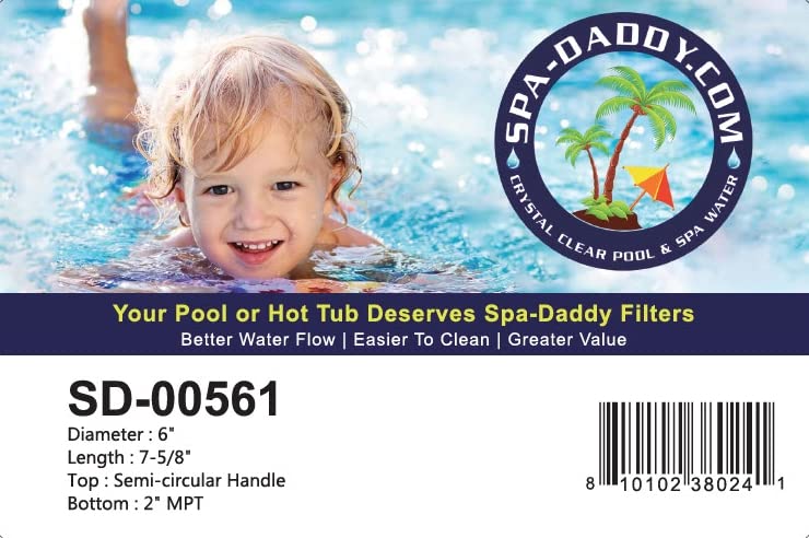 Spa-Daddy SD-00561 side view shows handle and fit.
