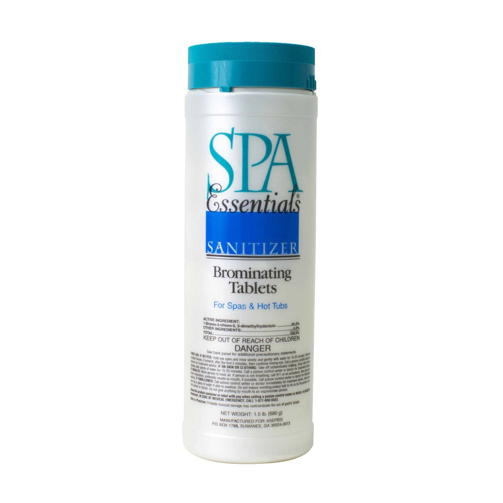 Spa Essentials brominating tablets for spas deliver steady sanitation and easy hot tub maintenance.