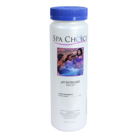SpaChoice 1lb pH Increaser bottle ready for spa use to balance pH