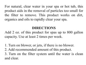 SpaChoice 800-gallon capacity graphic illustrating recommended size range.