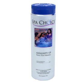 SpaChoice Alkalinity Up bottle pour to raise spa water alkalinity safely