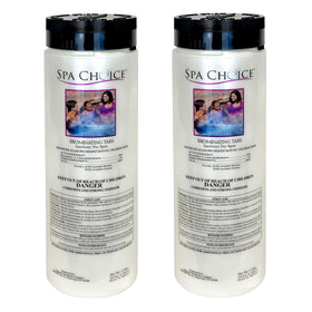SpaChoice brominating tabs 1.5lb 2-pack ready for balanced spa sanitation