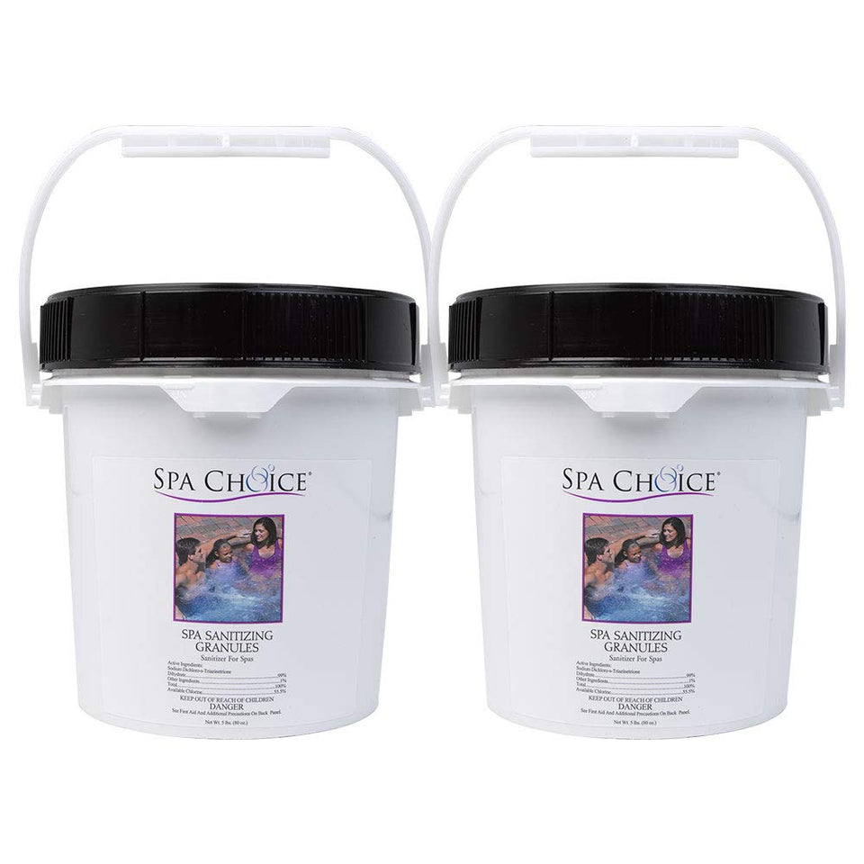 SpaChoice premium spa sanitizing granules pack for easy maintenance.