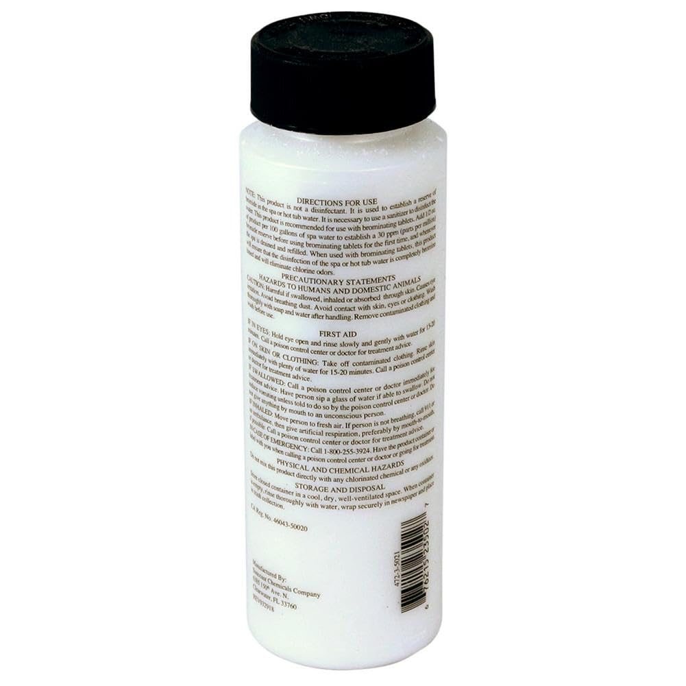 SpaChoice sodium bromide for spa water reserve with easy-use packaging.