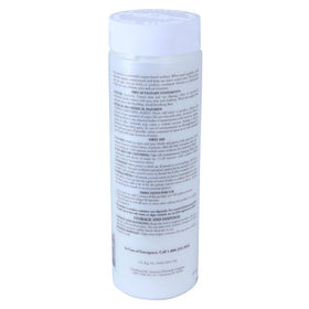 SpaChoice Spa Shock dosing 2 ounces per 500 gallons for clear water.