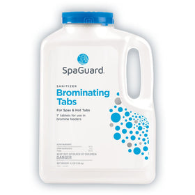 SpaGuard brominating tablets pack ready for routine spa maintenance.