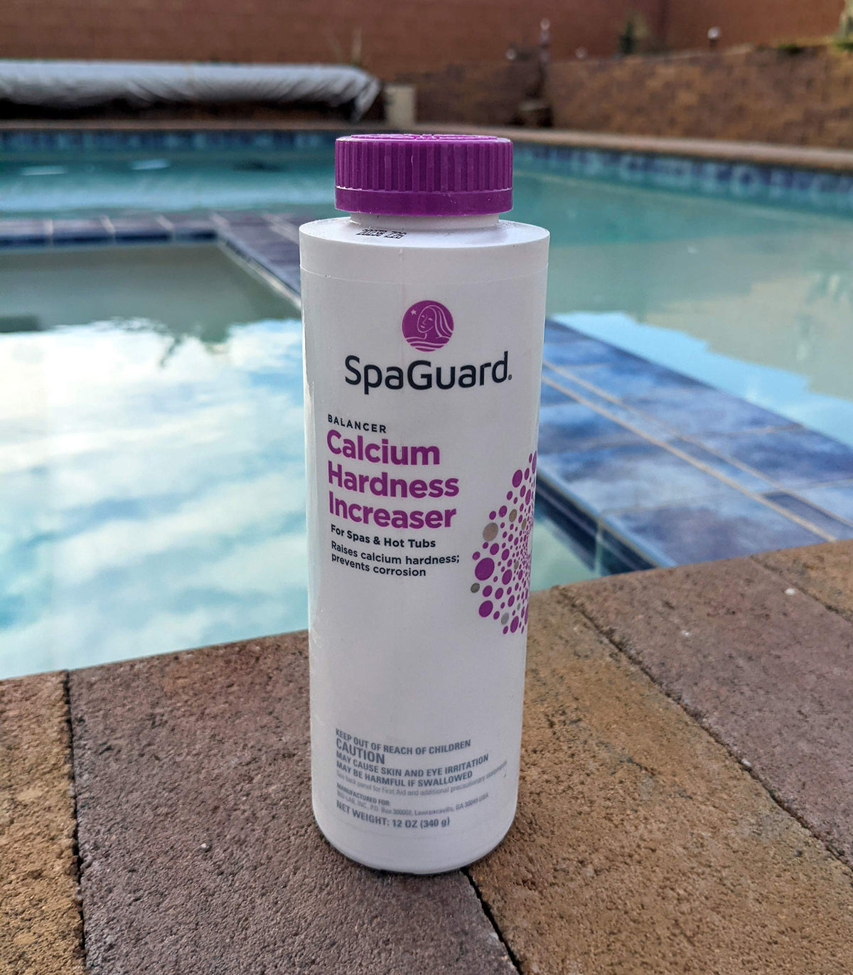 SpaGuard calcium hardness increaser application ensures steady hardness increase for equipment protection