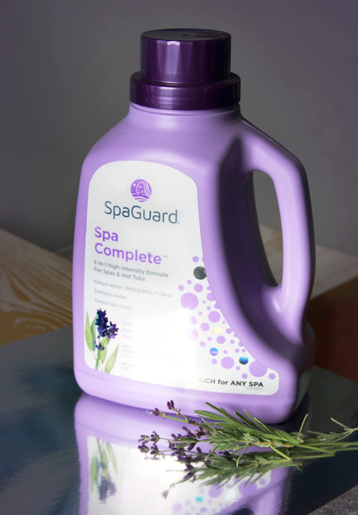 SpaGuard Spa Complete water clarity image showing clearer spa water