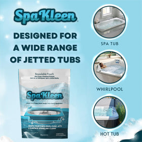 SpaKleen helps maintain clean internal plumbing between full cleanings.