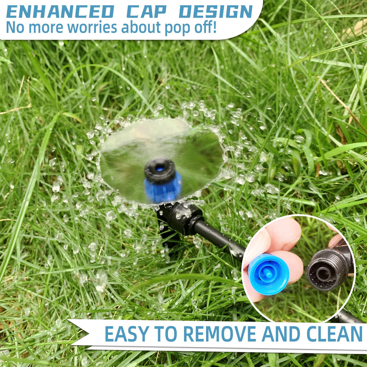 Spalolen detachable-cleanable emitter for easy maintenance