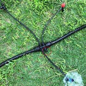 Spalolen durable plastic fittings ready for outdoor irrigation