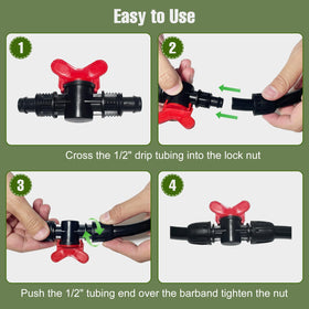 Spalolen durable plastic valve withstands sun and outdoor conditions.