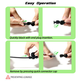 Spalolen end plug with removal ring in action for reconfiguration.
