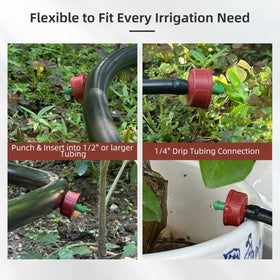 Spalolen extension tubing to expand irrigation layouts