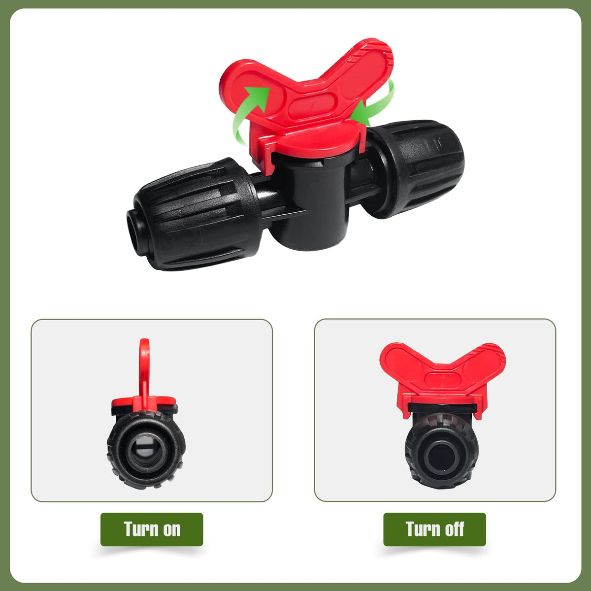 Spalolen leak-proof drip system image highlights secure irrigation.