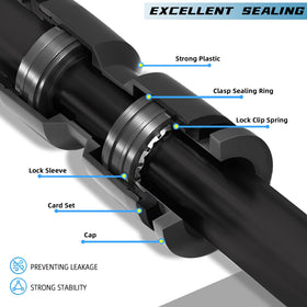 Spalolen leak-proof emitter reduces waste and ensures even distribution.